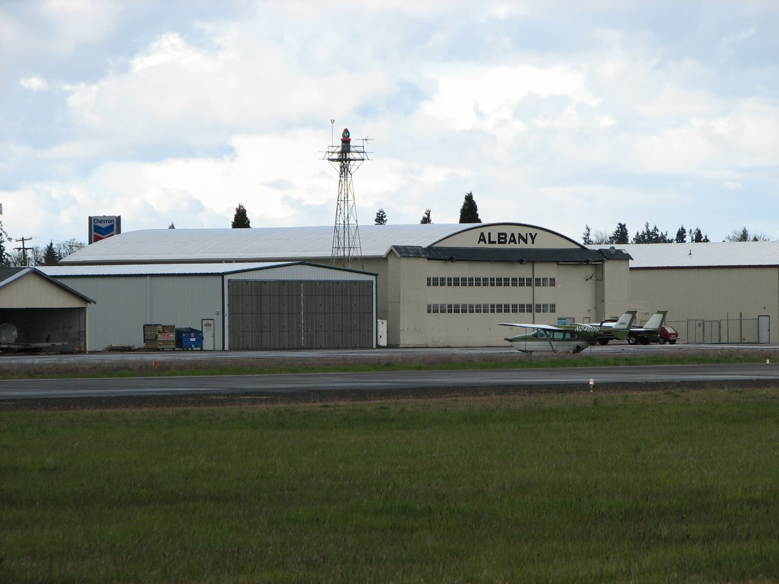 Albany Municipal Airport aerial view